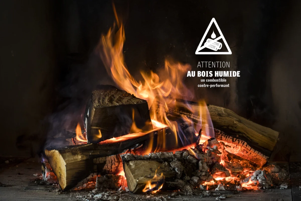 Utilisez du bois sec pour votre poêle, votre insert ou votre foyer fermé !