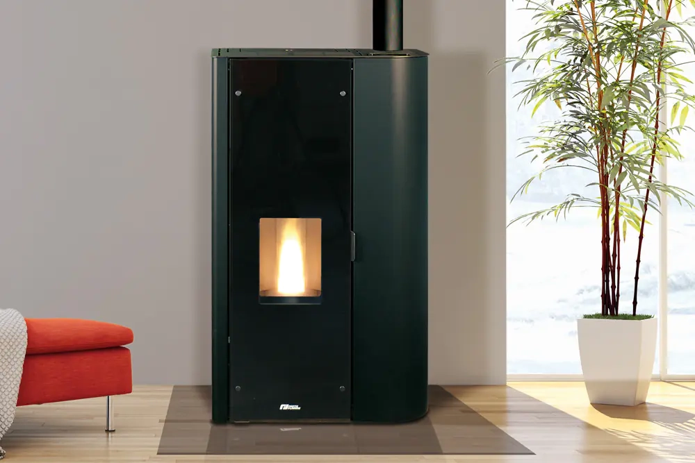 Poêle à granulés FONTEFLAMME : Albia 8 acier