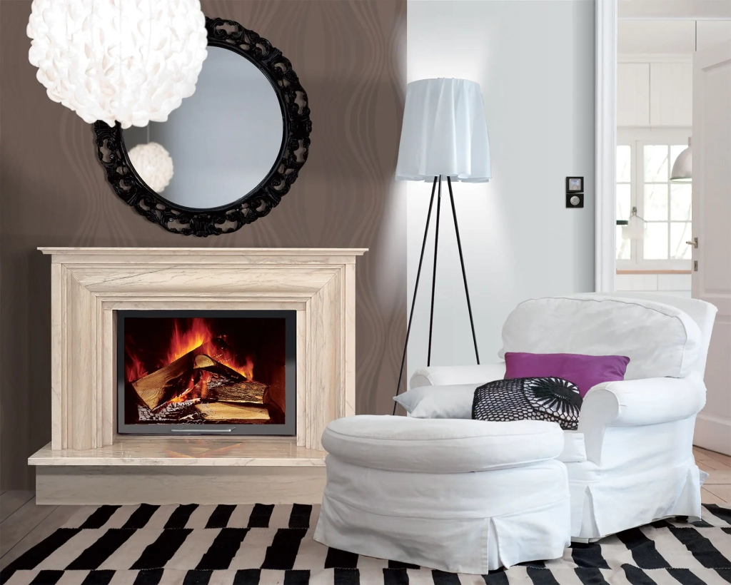 Angèle foyer fermé simple face 750