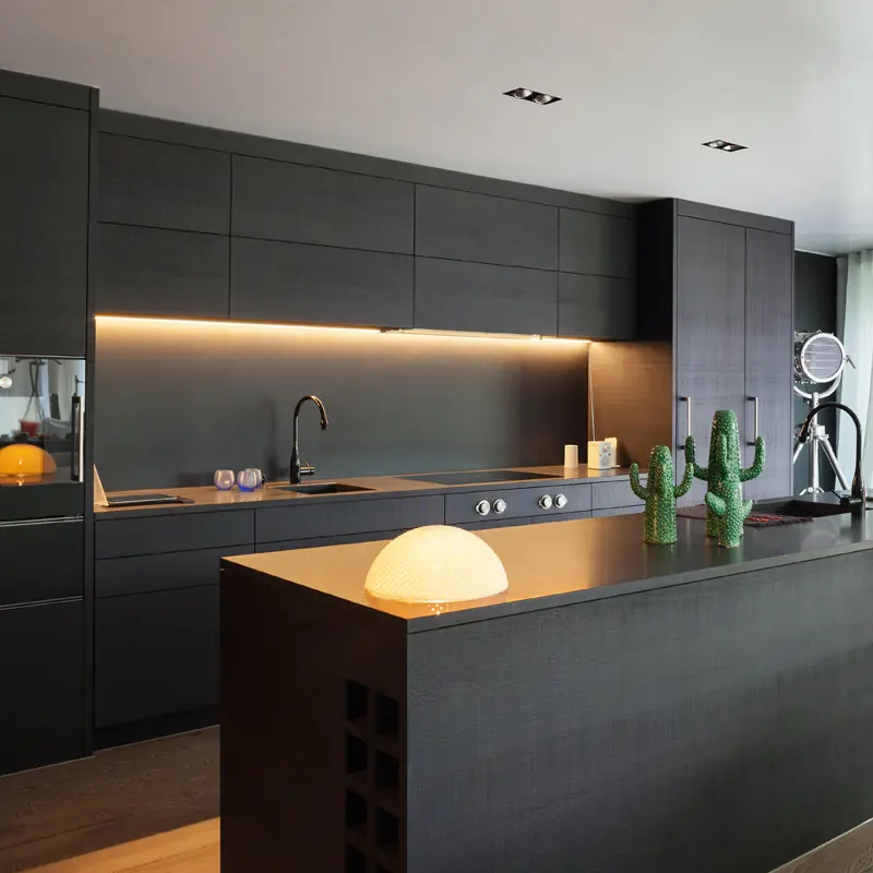 Cuisine moderne look total black