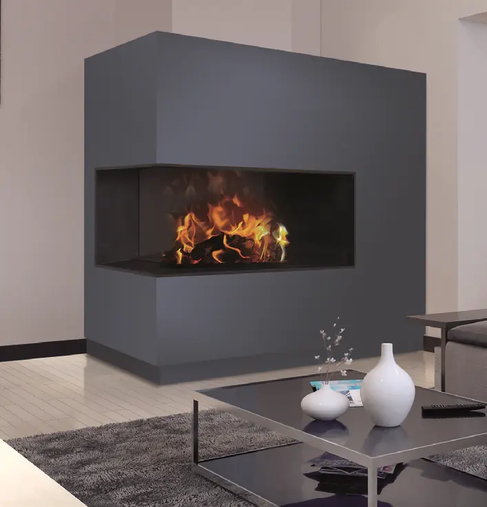 Cheminée évolution avec système Polyflam