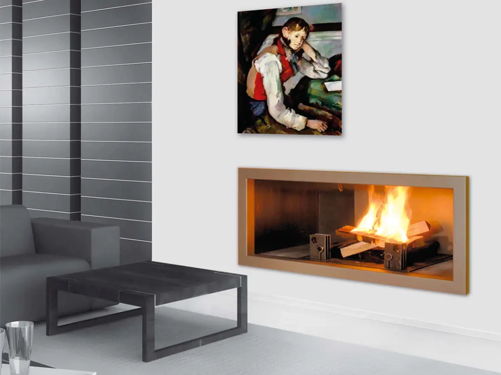 Cheminée évolution avec système Polyflam